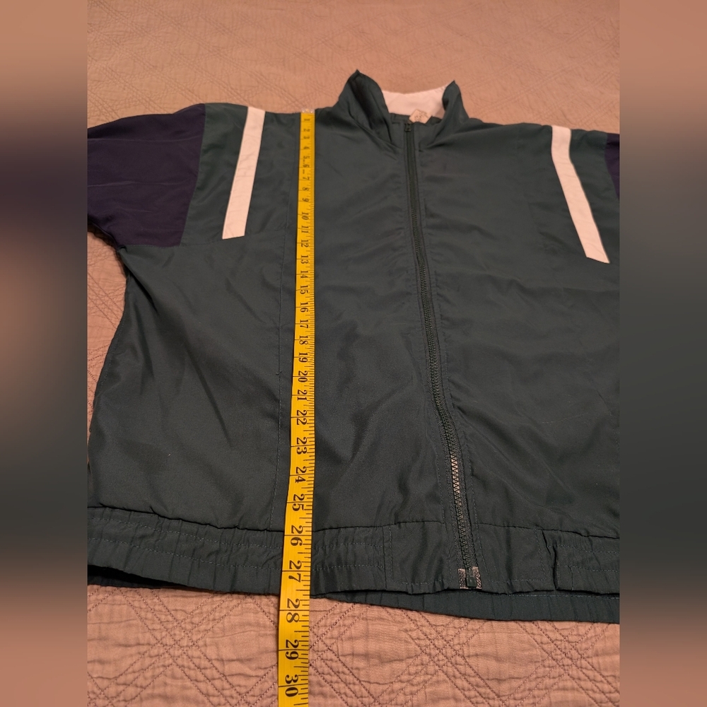 Vintage John Ashford Zip-front sport jacket with colorblock design, Size Medium - Picture 6 of 9